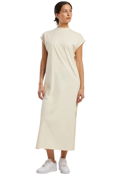 Ladies Long Extended Shoulder Dress