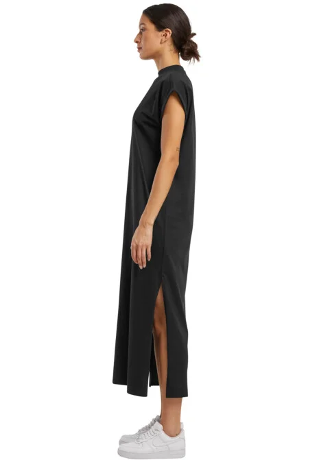 Ladies Long Extended Shoulder Dress