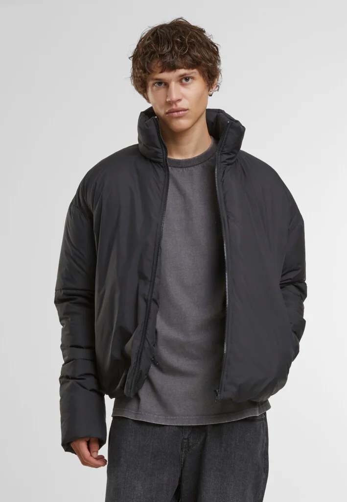 BUILD YOUR BRAND Oversized Puffer Jacket | BY309