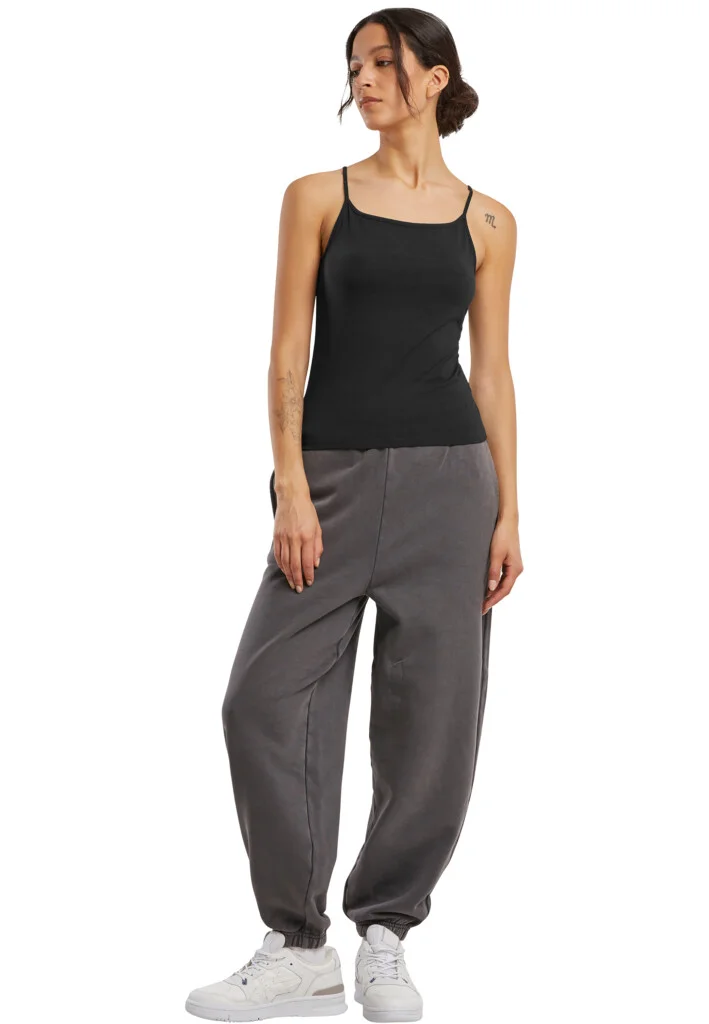 BUILD YOUR BRAND Ladies Stretch Jersey Short Slim Top | BY314