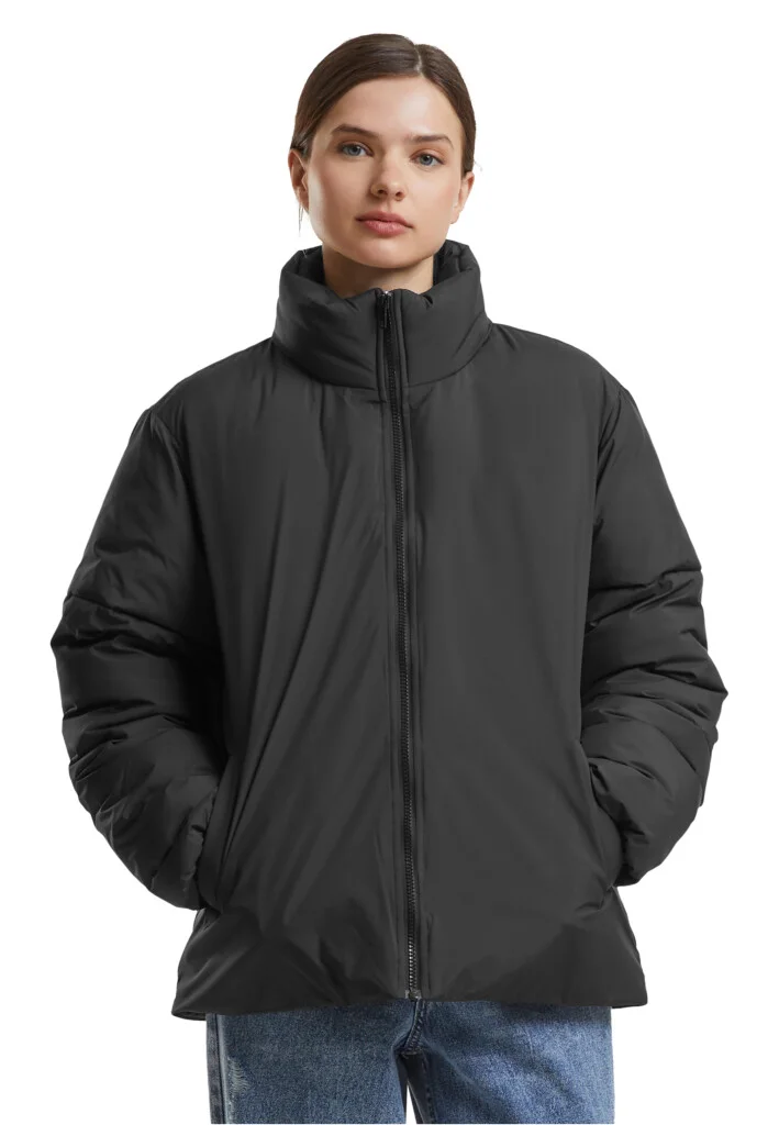 BUILD YOUR BRAND Ladies Loose Puffer Jacket | BY383