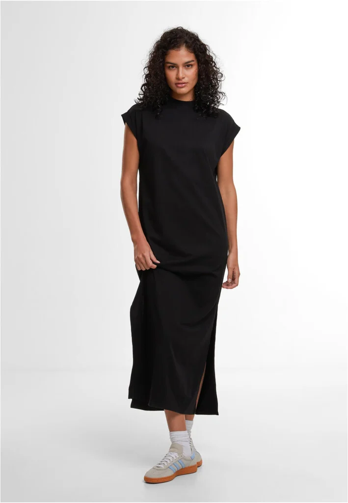 BUILD YOUR BRAND Ladies Sorona® Long Extended Shoulder Dress | BY415