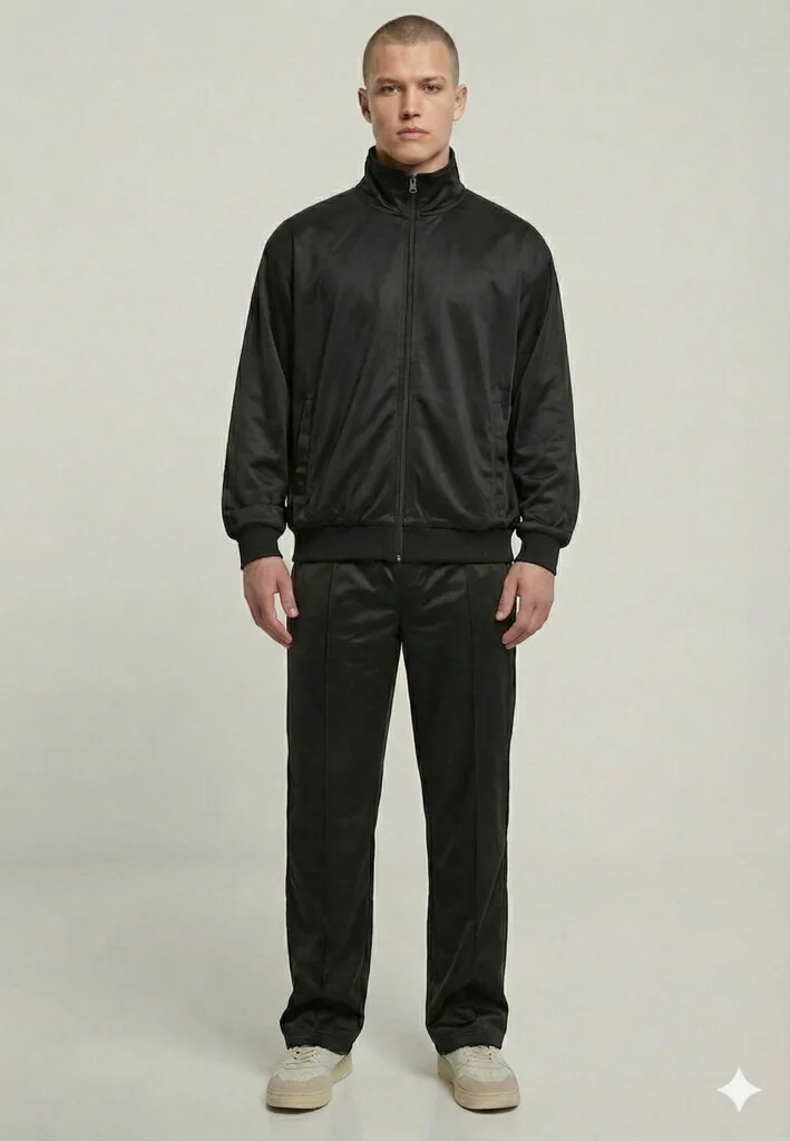 BUILD YOUR BRAND Tricot Track Jacket | BY425
