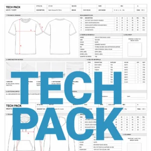 Tech-Pack für Textilproduktion erstellen