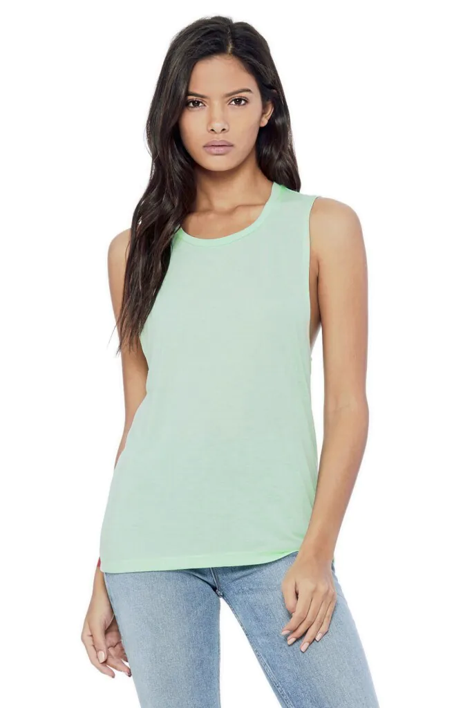 BELLAWomen's Flowy Scoop Muscle T-Shirt | BL8803