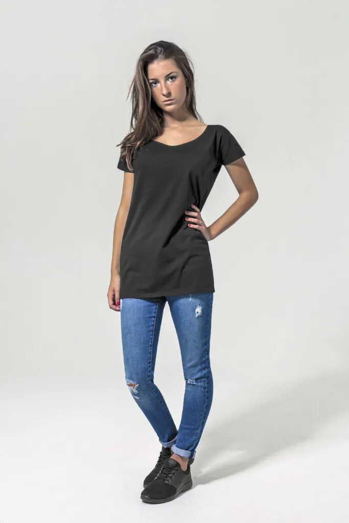 BUILD YOUR BRANDLadies´ Wideneck Tee | BY039