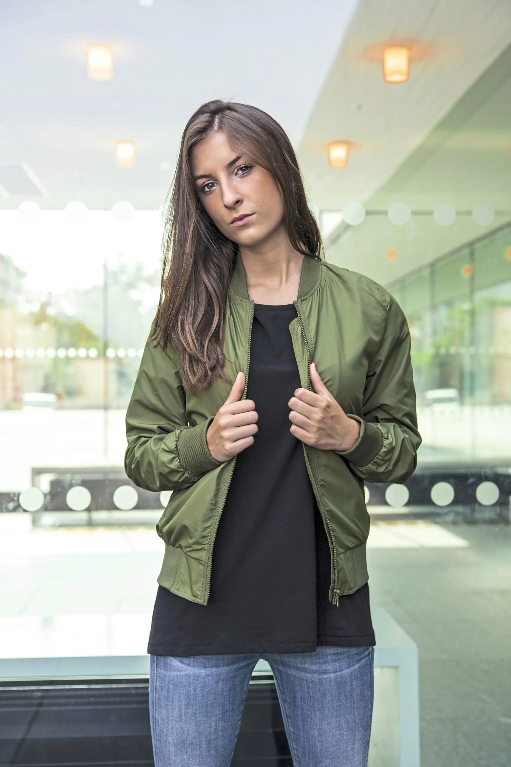 BUILD YOUR BRANDLadies´ Nylon Bomber Jacket | BY044