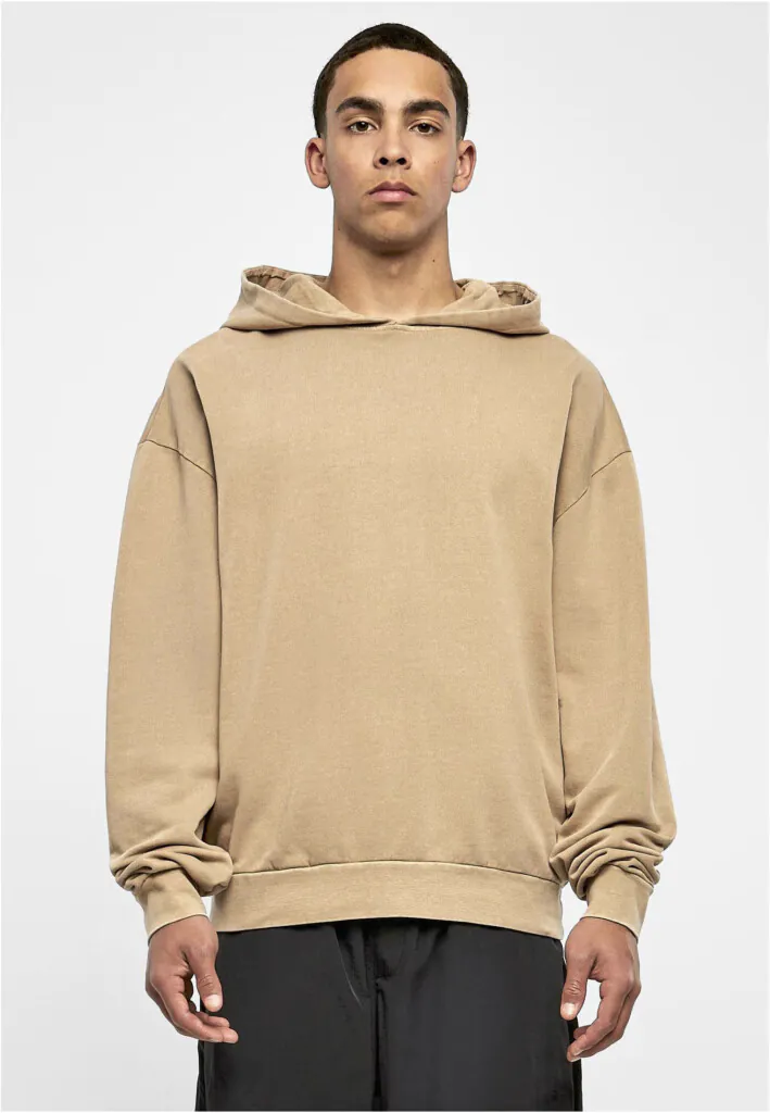 BUILD YOUR BRAND Acid Washed Oversize Hoody | BY191
