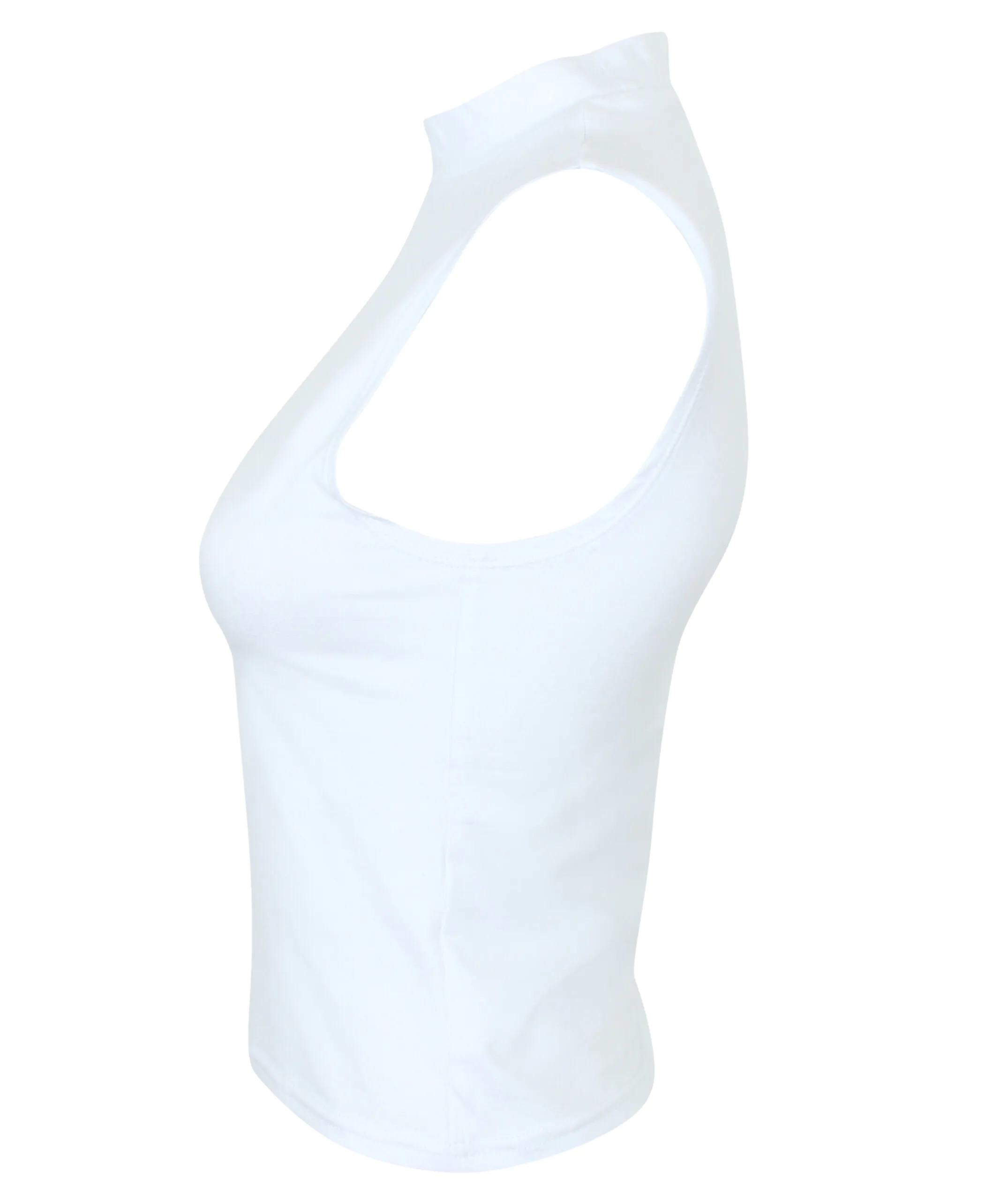 SF170-3-Side-SF-Women-Womens-High-Neck-Crop-Vest-Digital SKINNIFIT WOMENWomen's High Neck Crop Vest | SF170