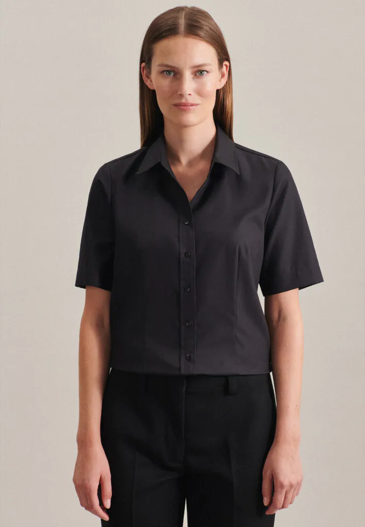 SEIDENSTICKERWomen's Blouse Regular Fit Short Sleeve | SN080605